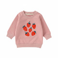 Organic Cotton Sweatshirt - Strawberries