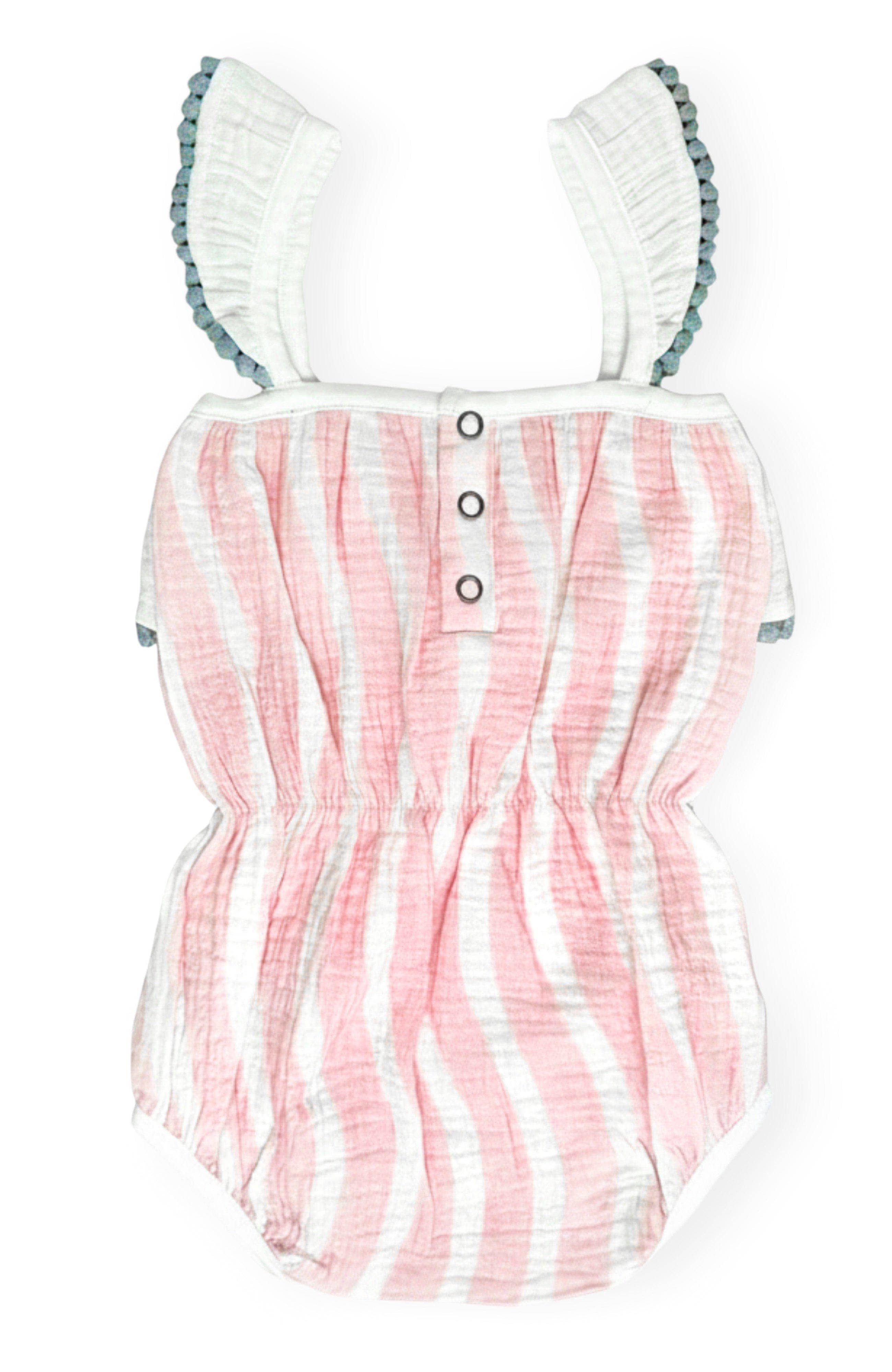 Pink Surf Willa Bubble Romper