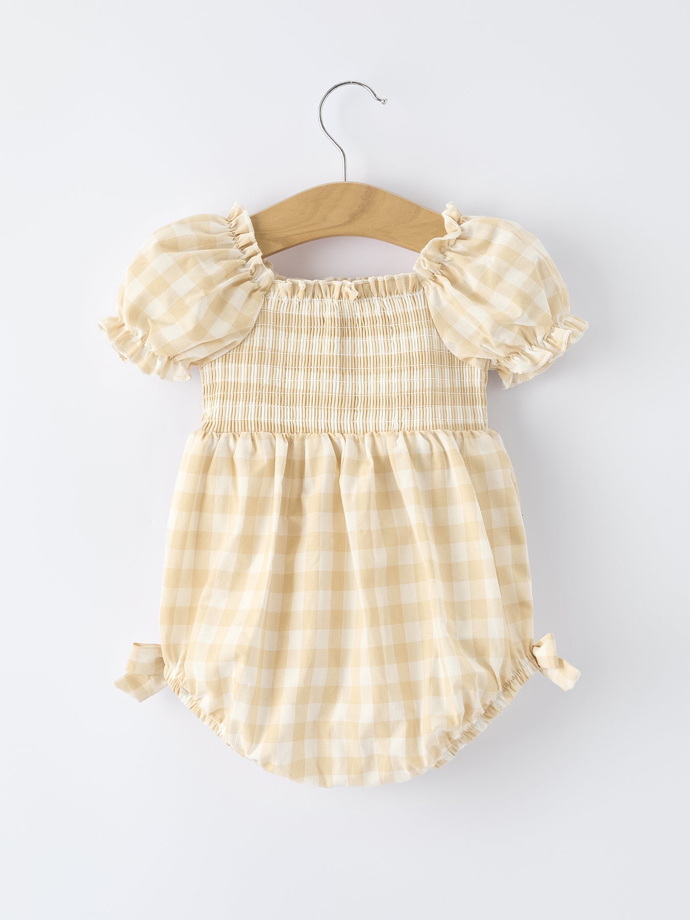 Mommy & Me Plaid Girl Romper