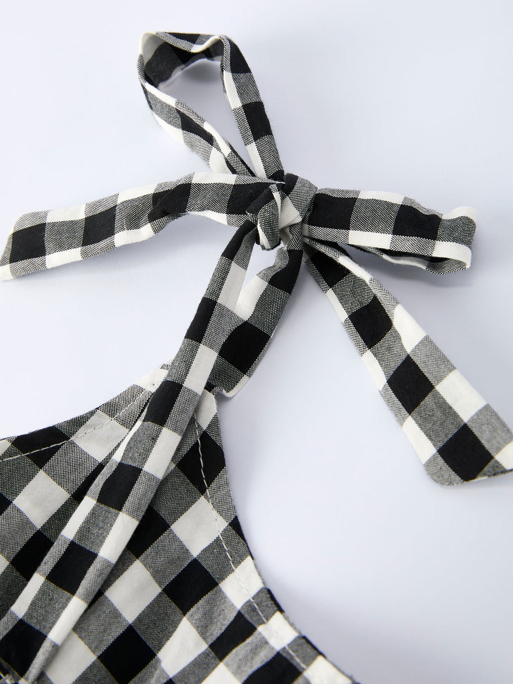 Mommy & Me Plaid Girl Smocked Ruffle Dress