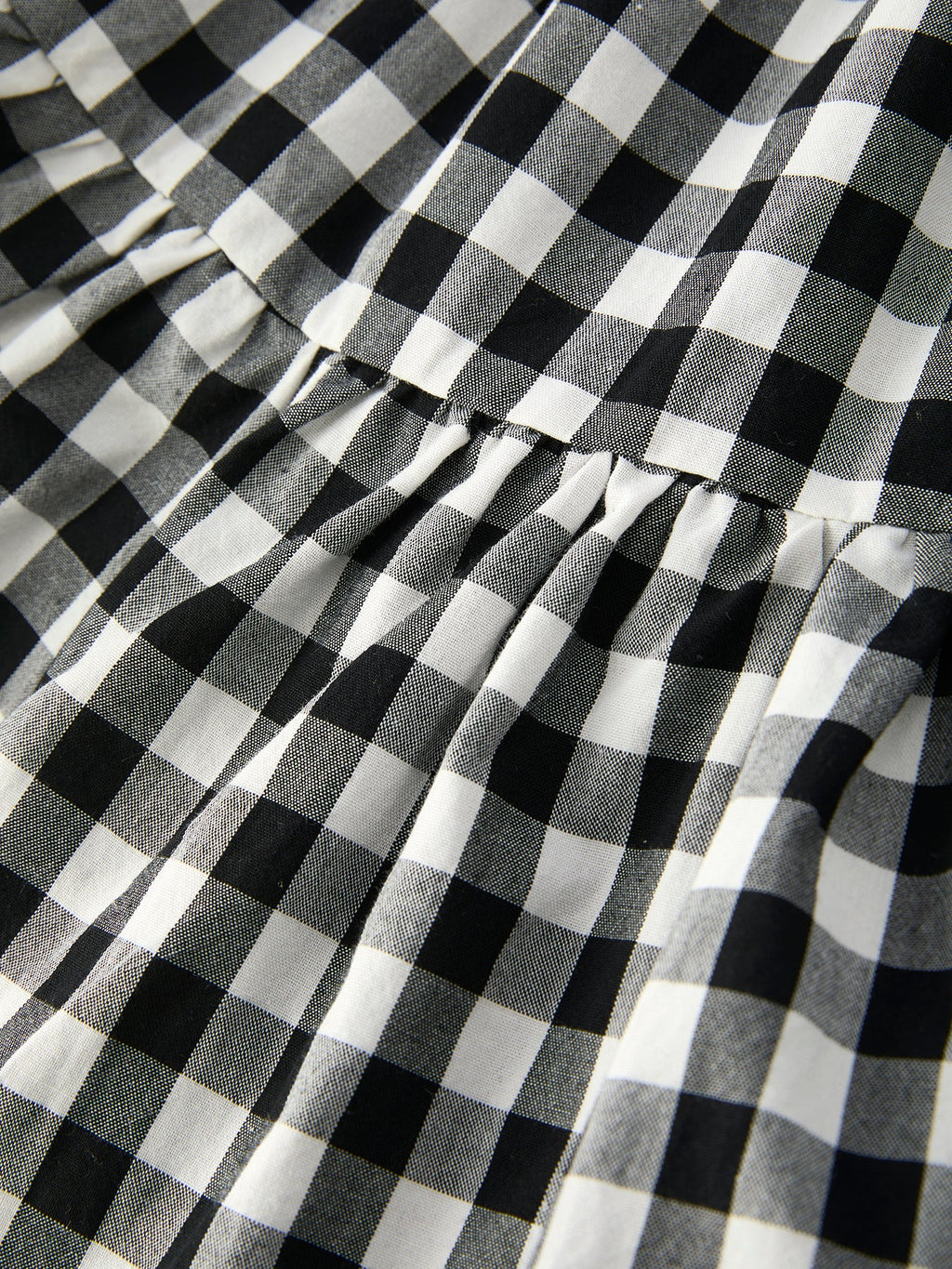 Mommy & Me Plaid Girl Smocked Ruffle Dress