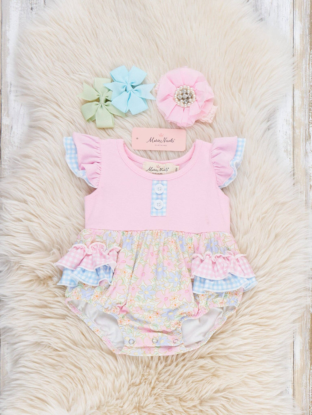 Sweet Meadow Ruffle Romper