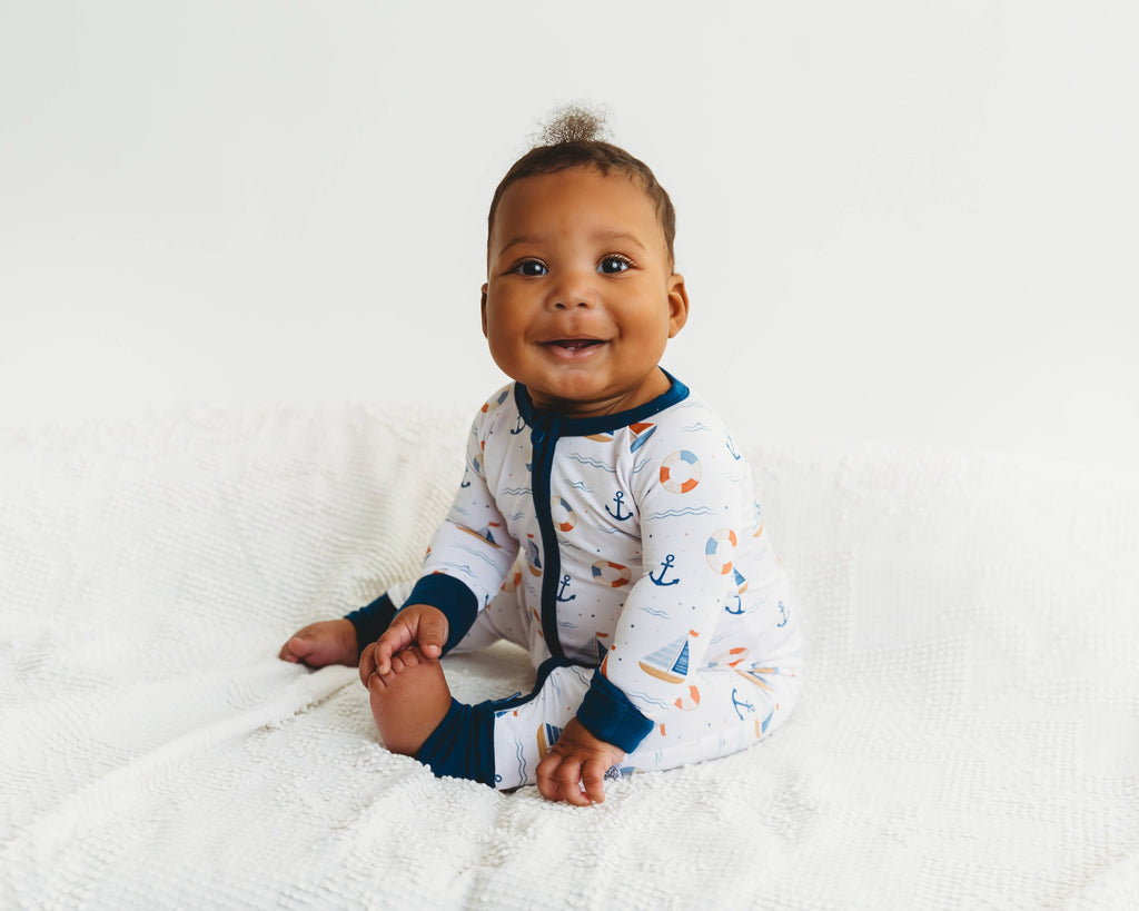 Harbor Dreams Luxury Bamboo Zippy Sleeper | Soluna