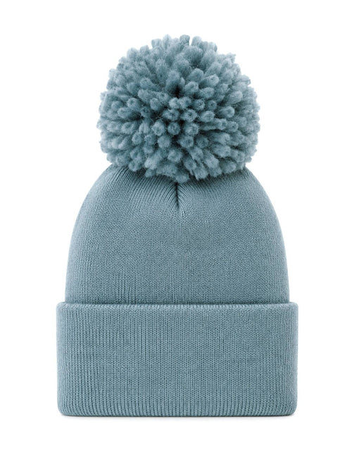 Baby's First Hat, Sky Blue Pom