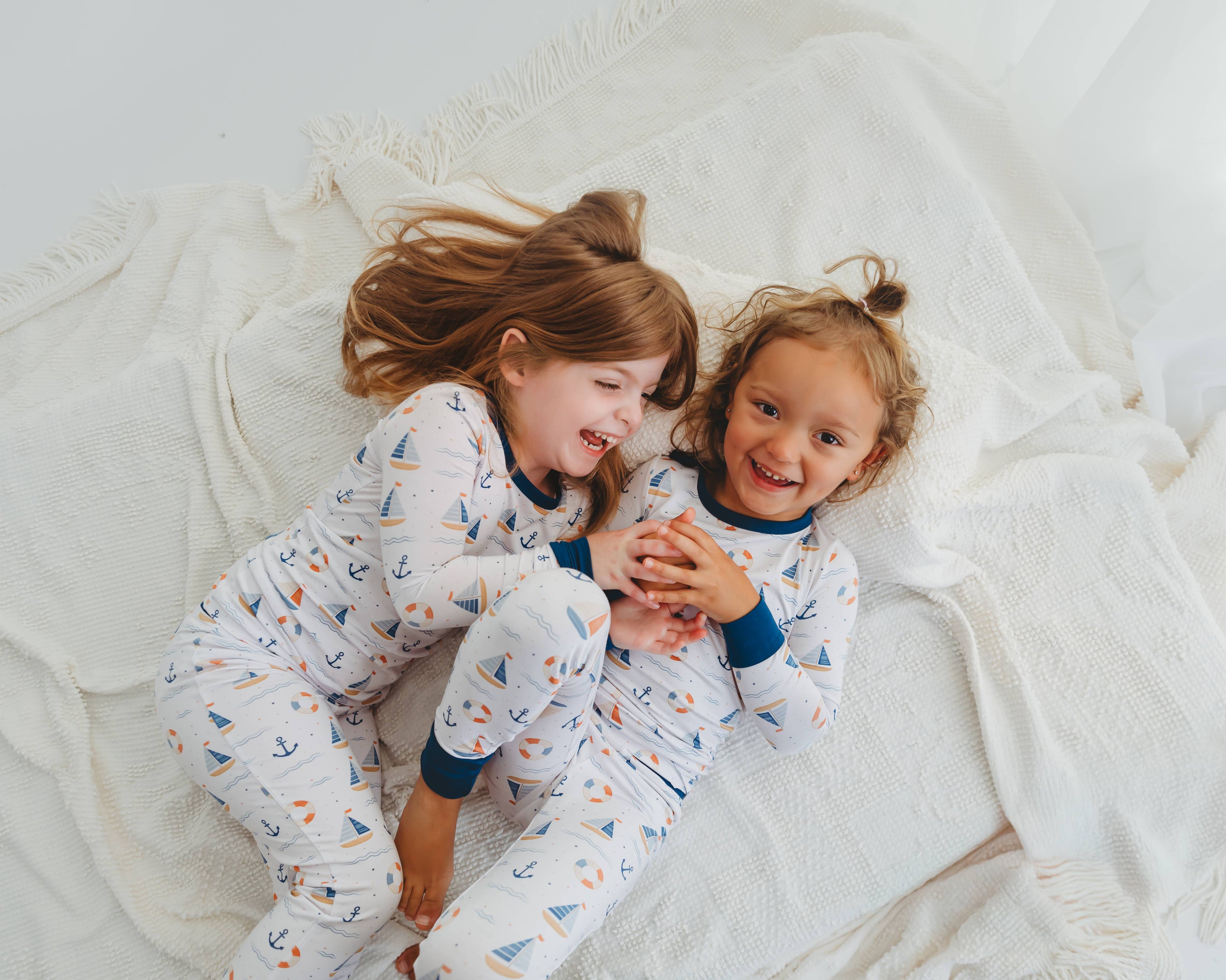 Harbor Dreams Luxury Bamboo Toddler Pajama Set | Soluna™