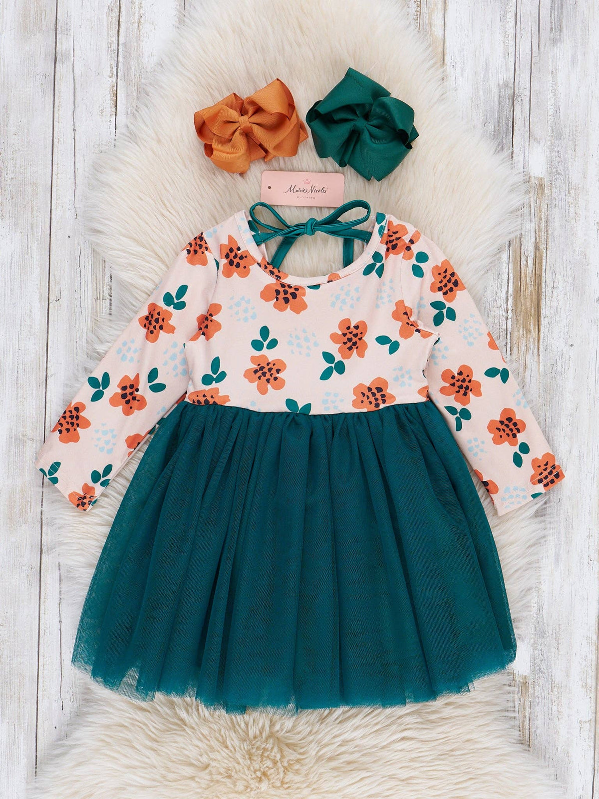 Orange Blossom Tulle Swing Dress
