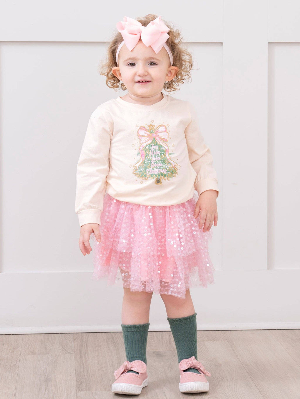 Twinkle Tree & Glitz Tulle Skirt Outfit