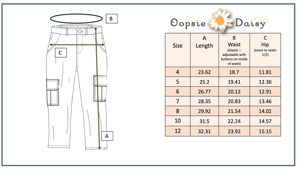 Olive Green Cargo Denim Pants