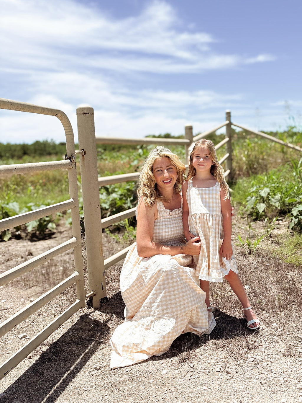 Mommy & Me Plaid Girl  Dress With Pocket