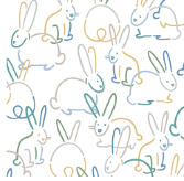 tank romper | bunnies
