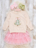 Twinkle Tree & Glitz Tulle Skirt Outfit