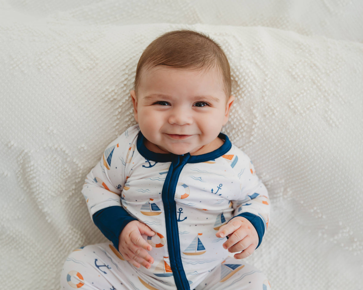 Harbor Dreams Luxury Bamboo Zippy Sleeper | Soluna