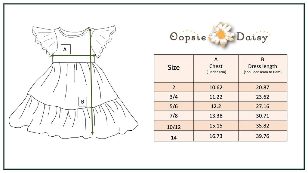 Kids Emmy Dainty Pastel Floral Flutter Sleeve Twirl Dress