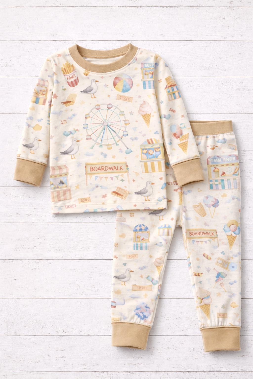 Boardwalk Baby Luxury TENCEL™ Lyocell Toddler Pajama Set
