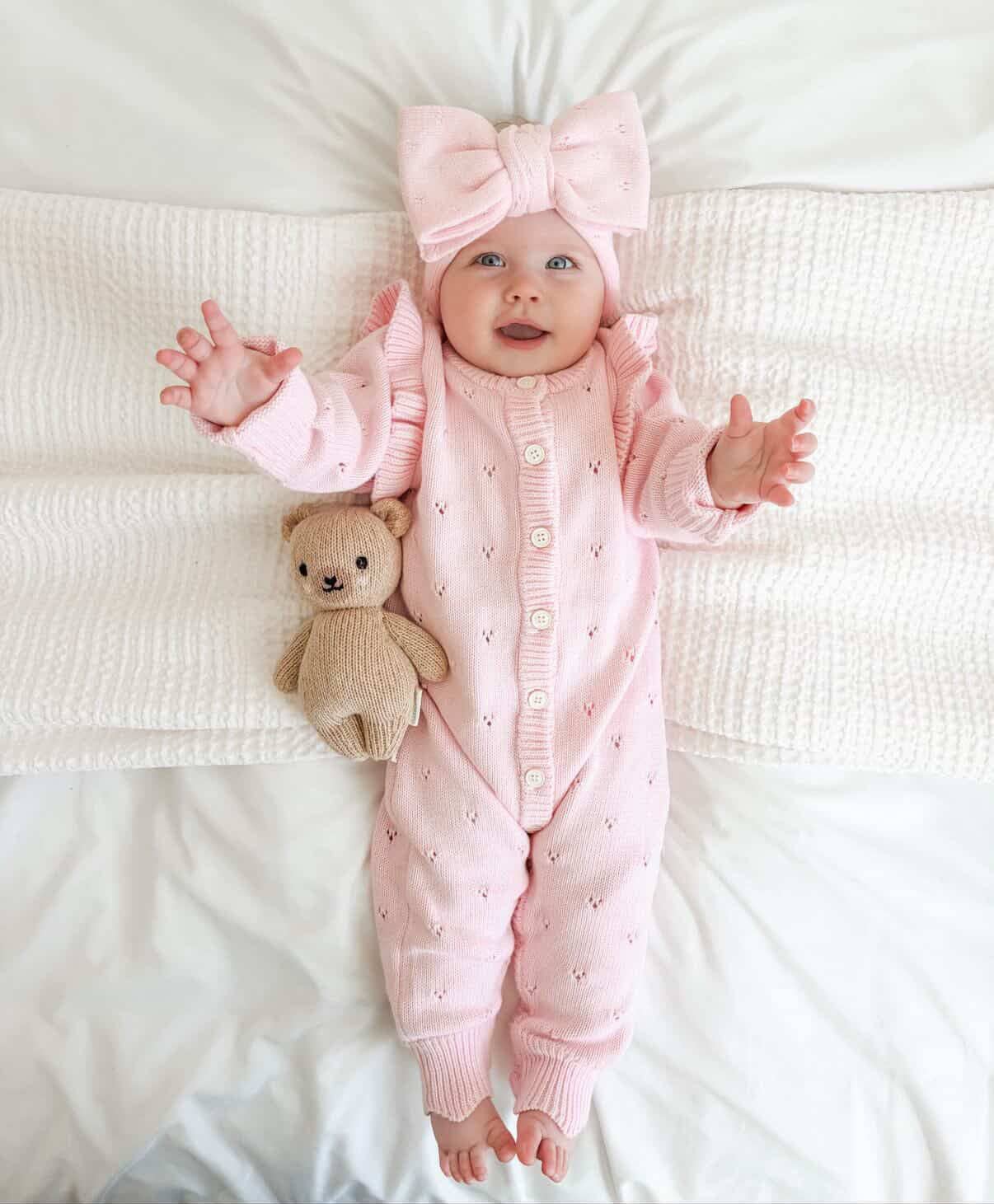 Blaire Pointelle Frill Romper