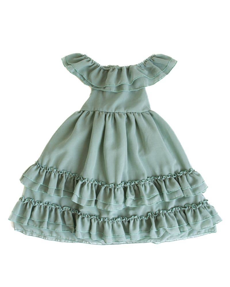 Mommy and Me Nellie Ruffle Maxi Dress - Sage