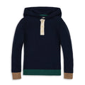 Organic Henley Sweater Hoodie