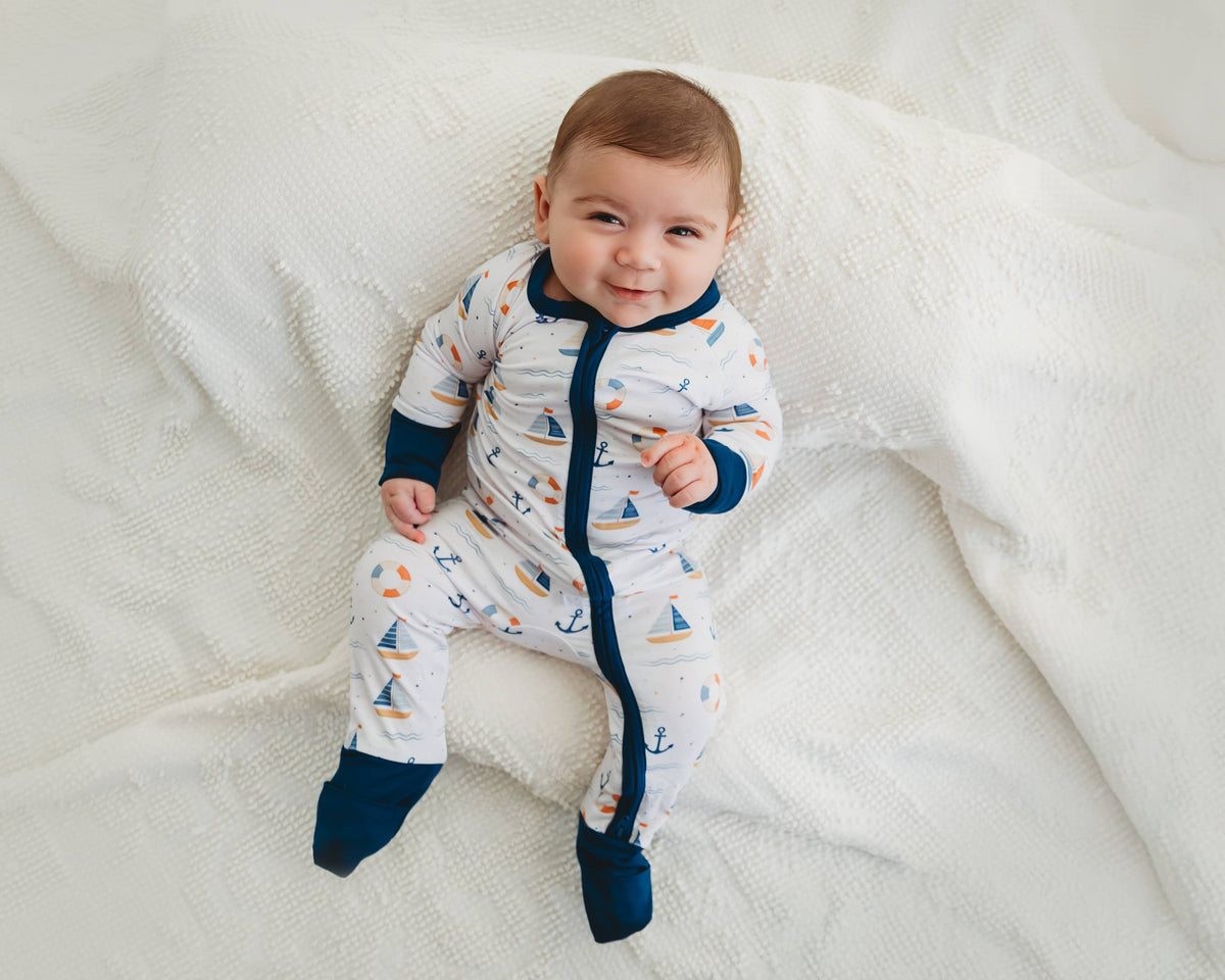 Harbor Dreams Luxury Bamboo Zippy Sleeper | Soluna