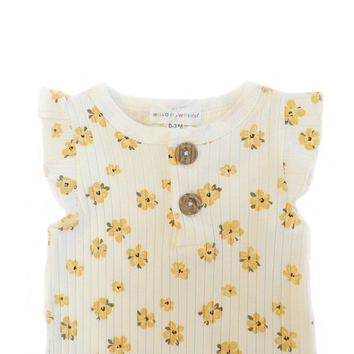 2 Piece Sleeveless Willow + Whimsy Coverall & Headband Set