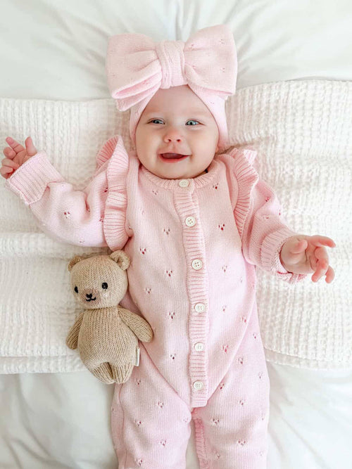 Blaire Pointelle Frill Romper
