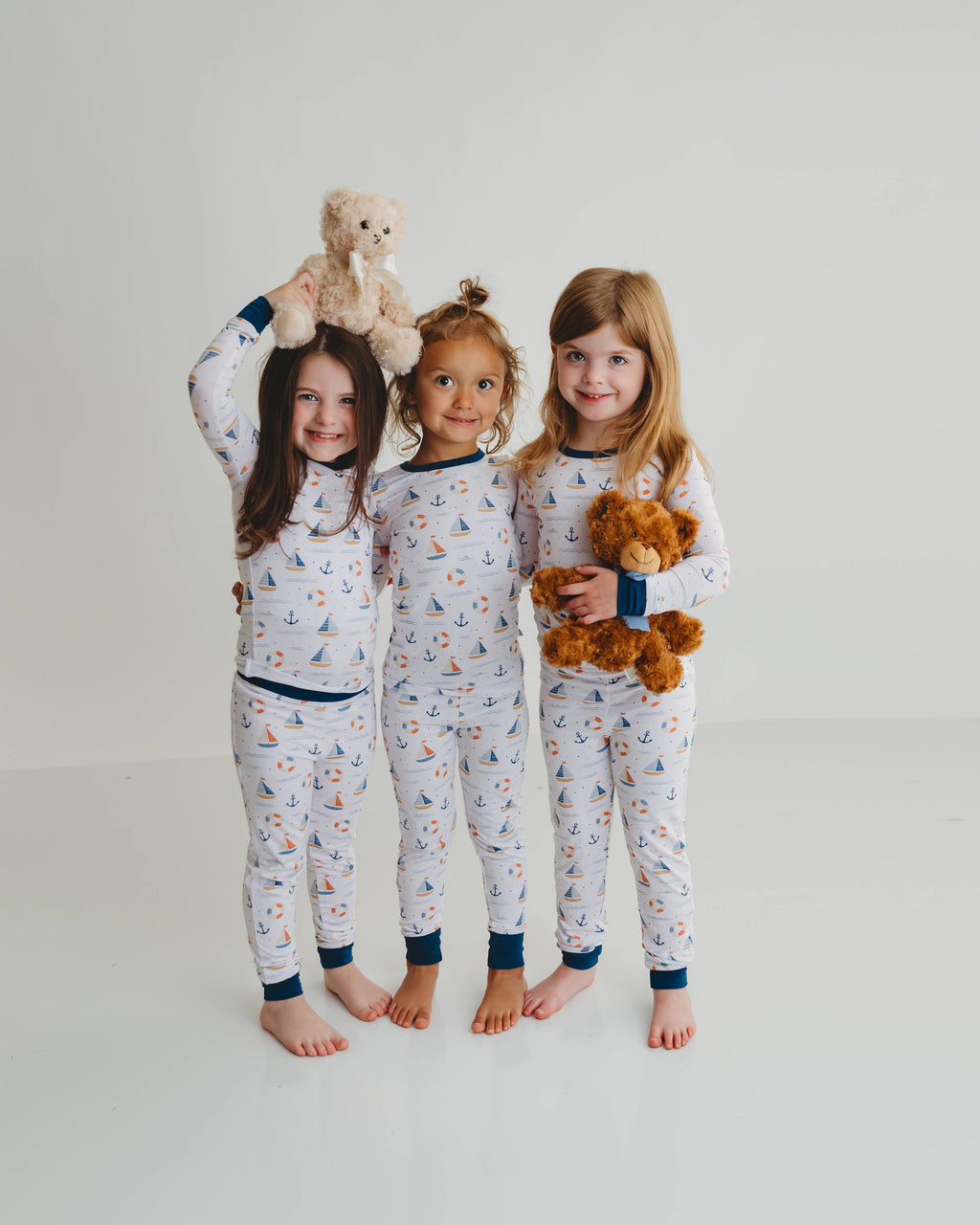 Harbor Dreams Luxury Bamboo Toddler Pajama Set | Soluna™